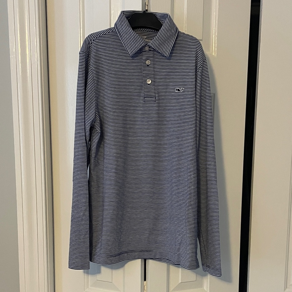 VINEYARD VINES long sleeved polo- Boys